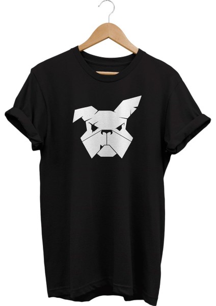 Buldog Baskılı T-Shirt