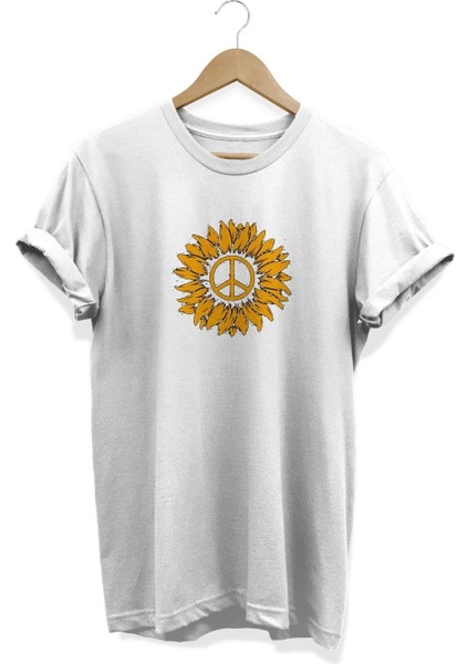 Çiçek Baskılı T-Shirt