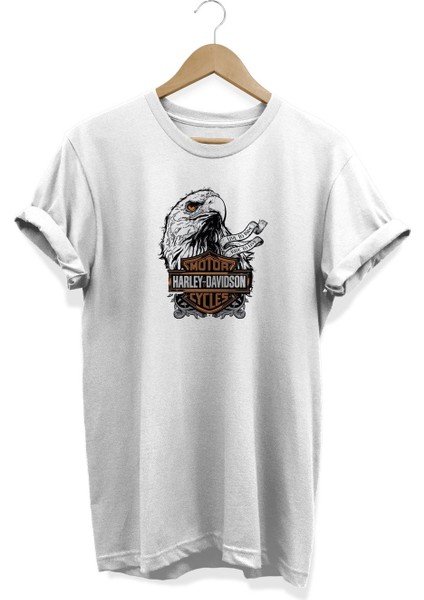 Kartal Baskılı T-Shirt