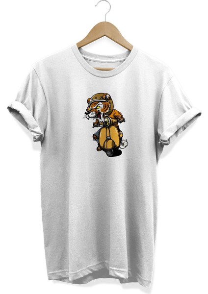 Kaplan Baskılı T-Shirt