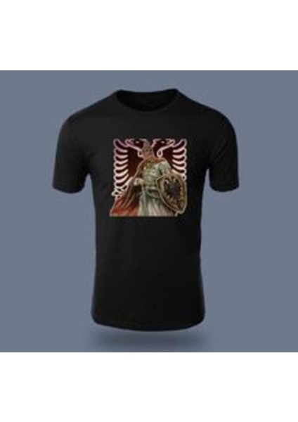 Erkek T-Shirt Kartal Baskılı