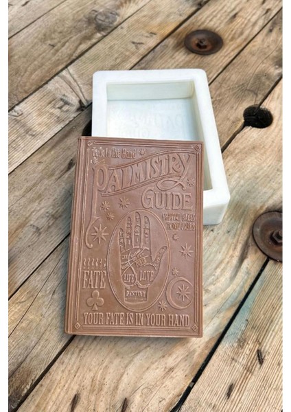 Palmistry Book ( El Falı Kitabı ) Tekli Mum Kalıbı ( Silikon ) 1 Adet