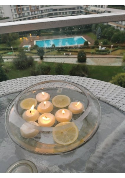 Iv Candles Beyaz 6'lı Suda Yüzen Terapi Mum