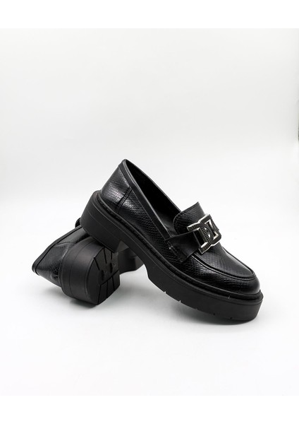 Tokalı Günlük Klasik Ayakkabı KB5005 Siyah modelleri