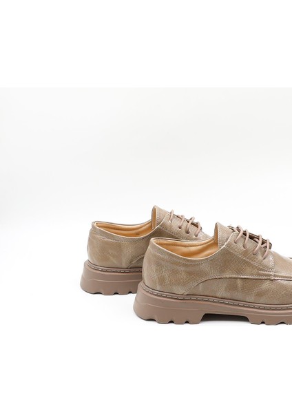 Bağcıklı Klasik ve Günlük Kadın Ayakkabı KB268 Vizon fırsatları