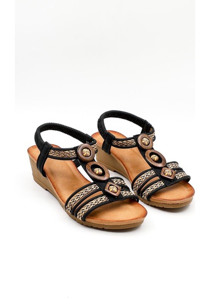Günlük Kadın Sandalet GJ1454 cl Siyah fiyatları