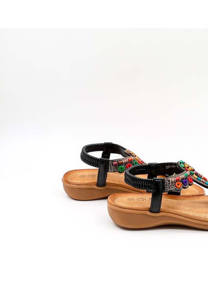 Günlük Kadın Sandalet GJ1501 By Siyah fırsatları