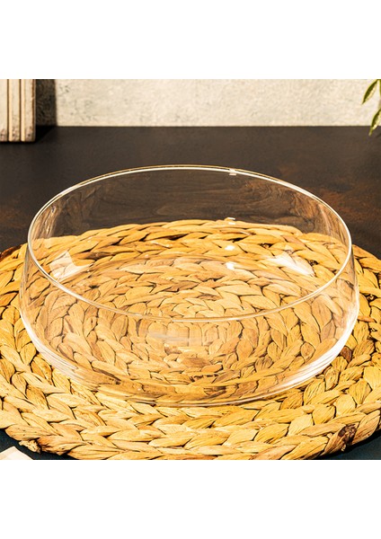 Doria - Büyük Boy Cam Salata Sunum Kasesi 24 cm