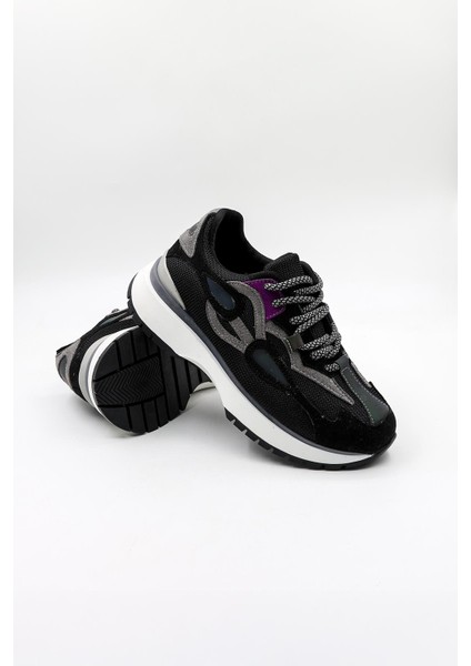 Sneaker Kadın Spor Ayakkabı KB55105 Siyah Multi modelleri