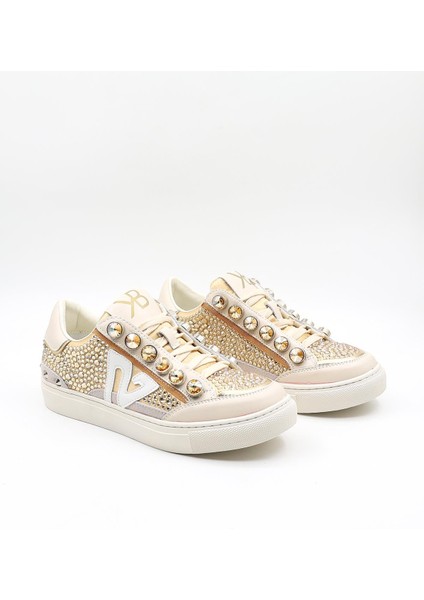 Ithal Single Taşlı Model Kadın Sneakers KB0043 Altın fiyatları