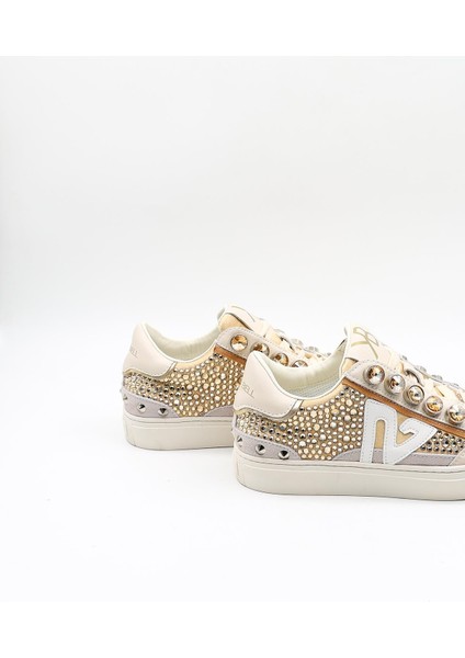 Ithal Single Taşlı Model Kadın Sneakers KB0043 Altın fırsatları