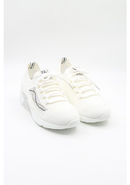 Ithal Triko Sneakers Kadın Spor Ayakkabı GJ301 Beyaz fiyatları