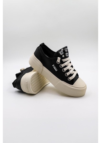 Kadın Taşlı Sneakers KB0014 Siyah modelleri