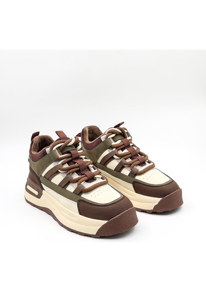 Ithal Sneaker Kadın Spor Ayakkabı KB0033 Kahve