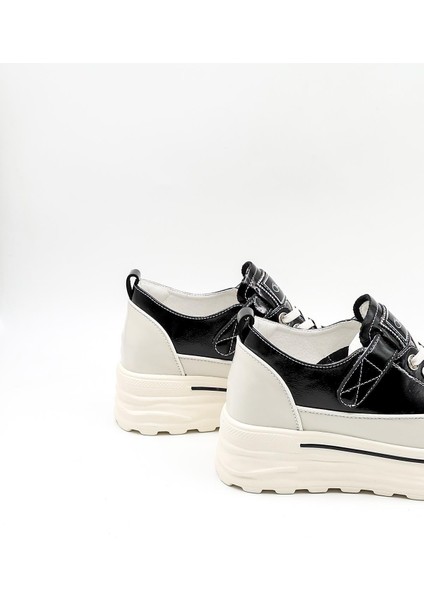 Ithal Dolgu Taban Sneakers Kadın Spor Ayakkabı GJ363 Siyah fırsatları
