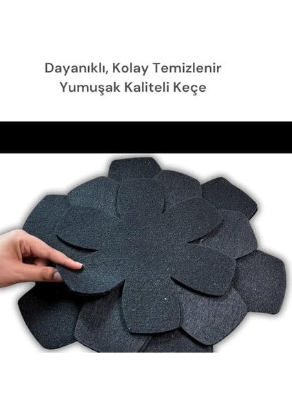 12'li Set Tava Tencere Koruyucu ve Düzenleyici Keçesi Siyah fiyatları