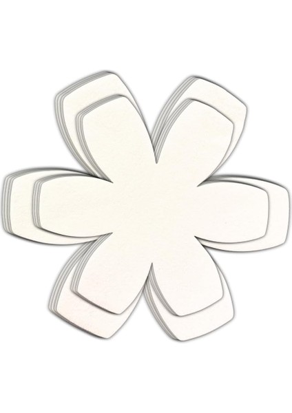 12'li Set Tava Tencere Koruyucu ve Düzenleyici Keçesi Beyaz