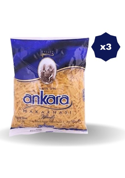 Erişte Makarna 500 gr - (3 Adet)