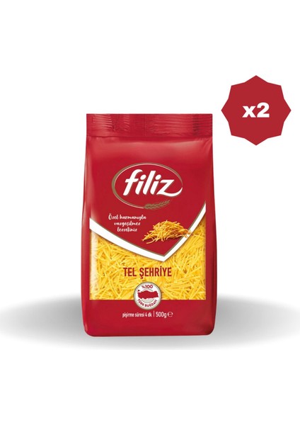 Tel Şehriye Makarna 500 gr - (2 Adet)