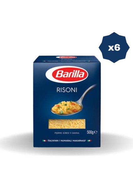 Risoni Makarna 500 gr - (6 Adet)