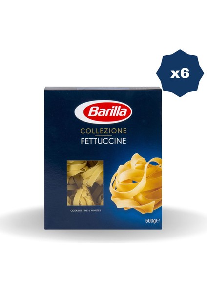 Fettuccine Makarna 500 gr - (6 Adet)