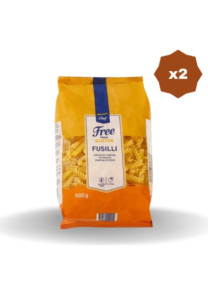 Glutensiz Makarna Fusılı 500 gr - (2 Adet)