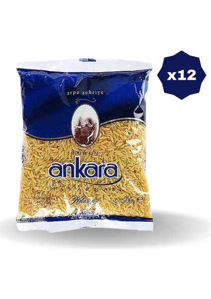 Arpa Şehriye Makarna 500 gr - (12 Adet)