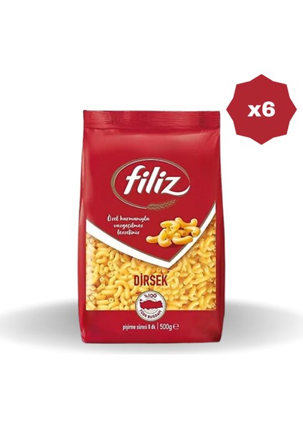 Dirsek Makarna 500 gr - (6 Adet)