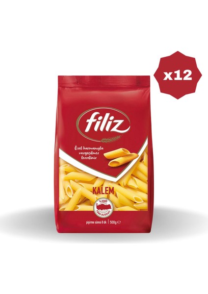 Kalem Makarna 500 gr - (12 Adet)