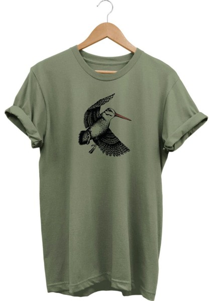 Çulluk Baskılı T-Shirt