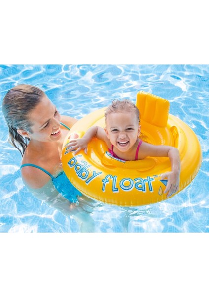 My Baby Float Oturaklı Bebek Flatörü 70 cm Çocuk Havuz ve Deniz Simidi (6-12 Ay) M-56585
