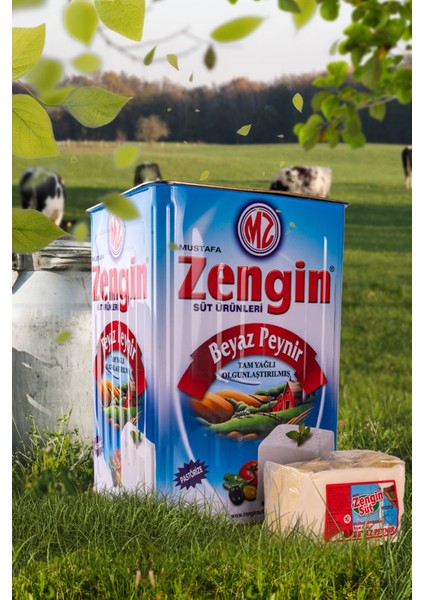 Tam Yağlı Beyaz Peynir – Lokum Kıvam | 18 kg Teneke