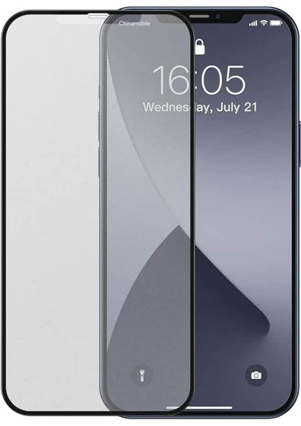 Iphone 12 6.1'' Uyumlu Full 10D Ekran Koruyucu Kırılmaz Cam (Iphone 12 6.1'')