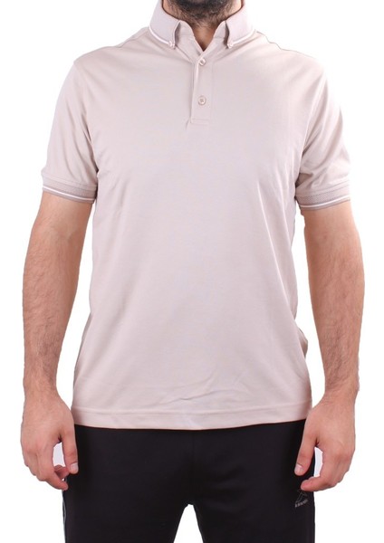 Twister 2305 Bej Günlük Kısa Kol Normal Kesim Pamuklu Polo Yaka Erkek Tişört fiyatları