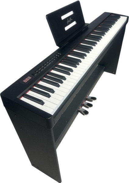 Digital Piyano Hassasiyetli 88 Tuş 3 Pedal