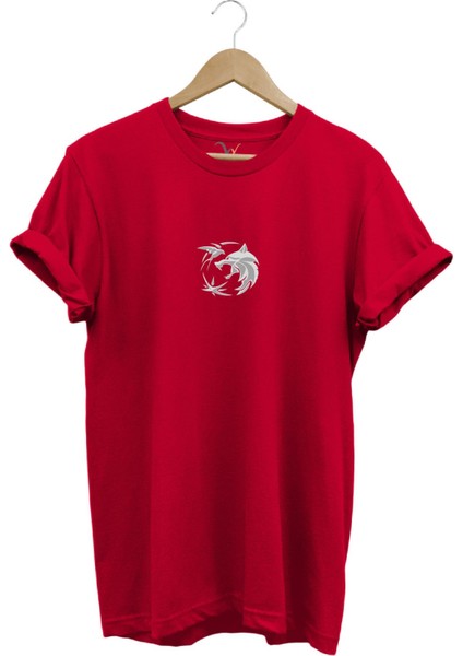 Türkiye Kökbörü Bozkurt ve Anka Kuşu Kurt Baskılı %100 Pamuk Regular Fit Bisiklet Yaka T-Shirt