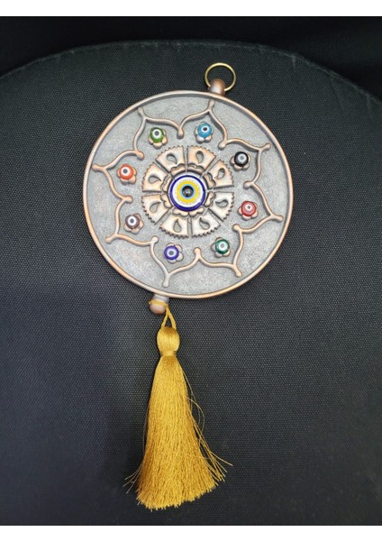 Evıleye Tekli Nazarlık Bakır Evileye Home Dekoratif Büyük Ev Ofis Dekorasyon 15CM 1 Adet