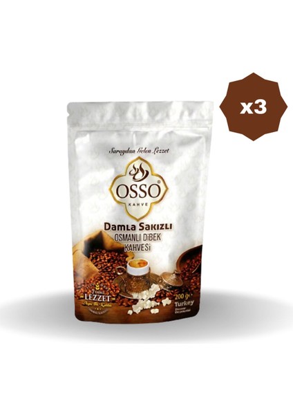 Osso Damla Sakızlı 200 gr - (3 Adet)