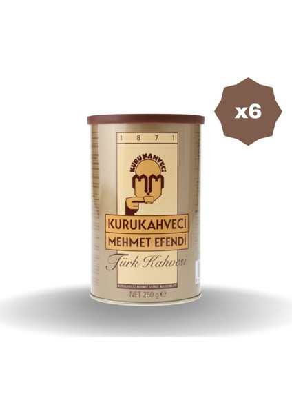 Mehmet Efedi Türk Kahvesi 250 gr - (6 Adet)
