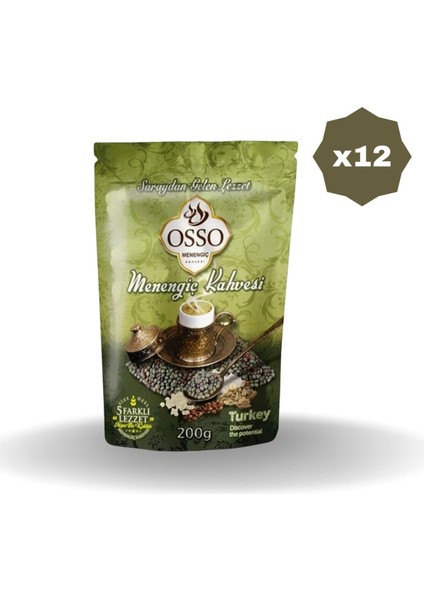 Osso Menengiç Kahvesi 200 gr - (12 Adet)