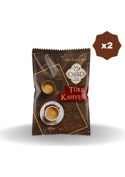 Osso Türk Kahvesi 100 gr - (2 Adet)