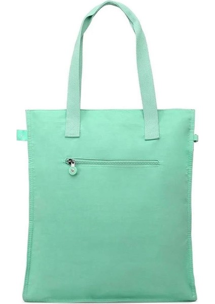 Büyük Boy Krinkıl Kumaş Omuz Çantası Bc 3076 - Açık Yeşil modelleri