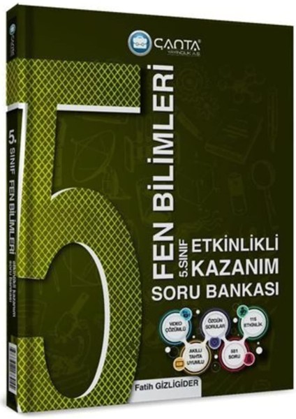 5. Sınıf Fen Bilimleri Etkinlikli Kazanım Soru Bankası