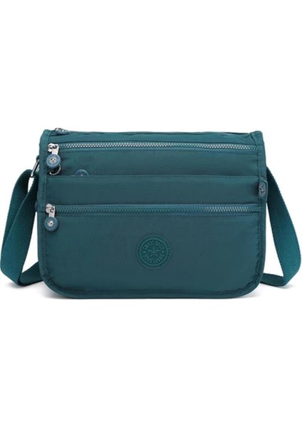 Krinkıl Kumaş Postacı Çantası Bc 1128 - Koyu Yeşil modelleri