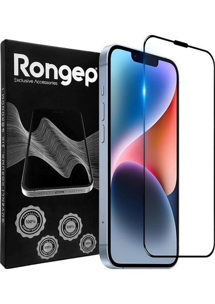 Apple iPhone 14/13/13 Pro (6.1") Için Ekran Koruyucu Anti Static Temperli Cam 9h Sertliğinde Görüntü Kalitesini ve Dokunmatiği Etkilemeyen Darbelere Karşı Premium Koruma