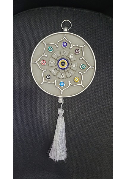 Evıleye Tekli Nazarlık Antrasit Evileye Home Dekoratif Büyük Ev Ofis 15CM