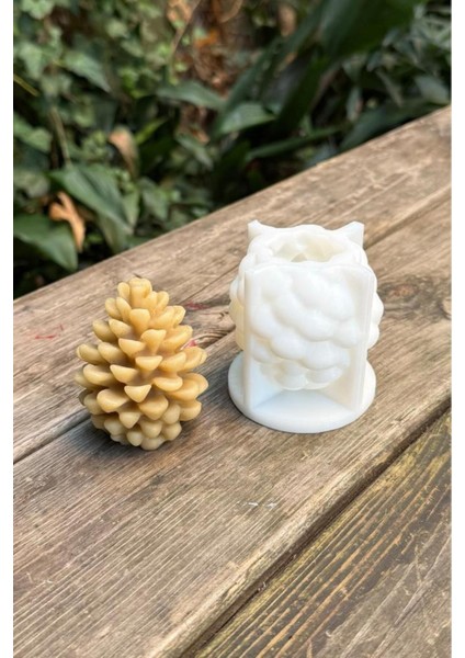 Kozalak Silikon Mum Kalıbı