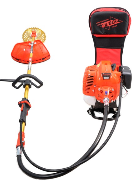 Pro Alman Benzinli Sırt Tırpan Ot Çalı Biçme Toprak Çapalama Makinesi Dal Budama