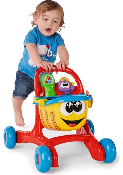 Asfstore Chicco Mutlu Alışveriş Ilk Adımlar Yürüteci - 4'ü Bir Arada Ingilizce + Türkçe Aktiviteli