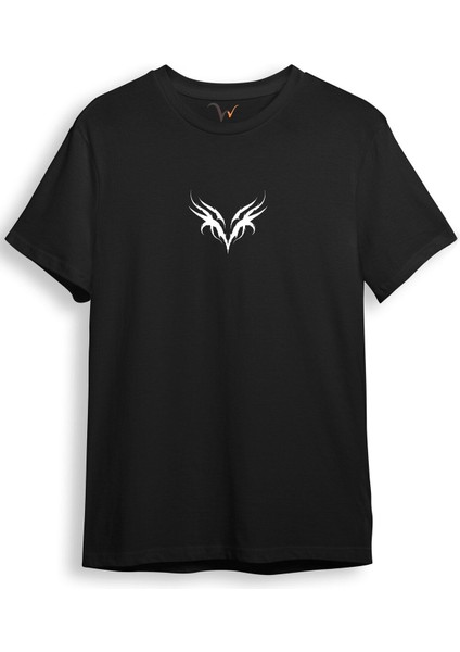 Street Wear Sokak Stili Ön Arka Baskılı Şık Tasarımlı %100 Pamuk Regular Fit T-Shirt